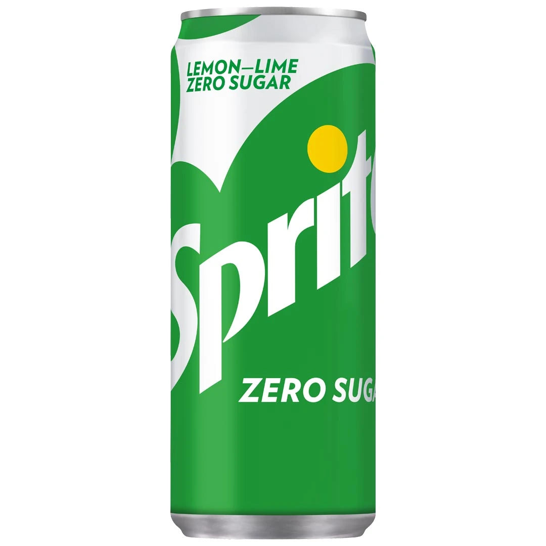 Sprite Zero 330 ml sokeriton virvoitusjuoma klassisessa vihreä-valkoisessa alumiinitölkissä, makuna sitruuna ja lime., kuva 1/1