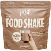 Heey! Food Shake 1.4 kg -vegaaninen ateriankorvike ruskeassa pussissa, makuna Chocolate Hazelnut.