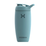 ProMixx Pursuit Double Wall Steel 550 ml isolerad shaker i blågrön soft-touch silikon med sportlock.